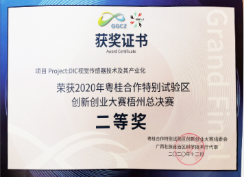 2020年粤桂合作特别试验区创新创业大赛梧州总决赛-二等奖